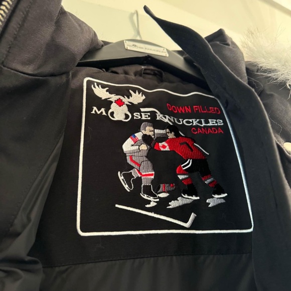 Moose Knuckles Black Puffer Jacket - Picture 7 of 9